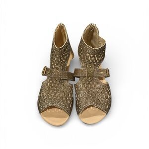 Elegant Gold Women's Sandals